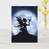 Attrapez une carte de voeux d'étoile filante (Fleur jaune)