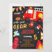 Attrapez votre véhicule Camion Fire Invitation Ann (Devant)