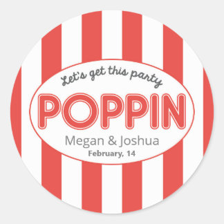 Attrapons à ce Parti Poppin Sticker