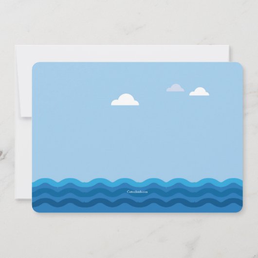 Attrapons une invitation Surf (Dos)