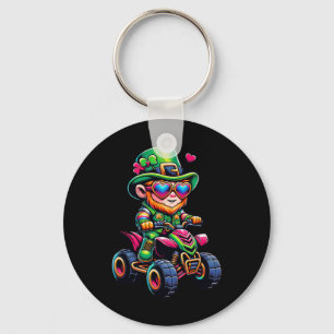 ATV 4 Wheeler Leprechaun Kinder Mannen Vrouwen St  Sleutelhanger