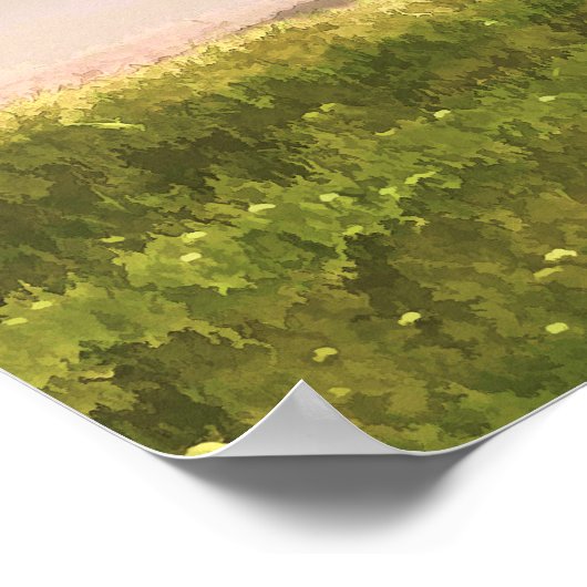 ATV All Terrain Vehicle and Dust, Fun Art Poster (Coin)