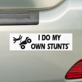 ATV Mijn eigen stunts Bumpersticker (Op auto)