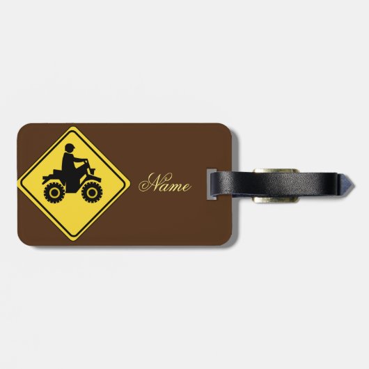 ATV Modder Sign Thunder_Cove Bagagelabel (Achterkant horizontaal)