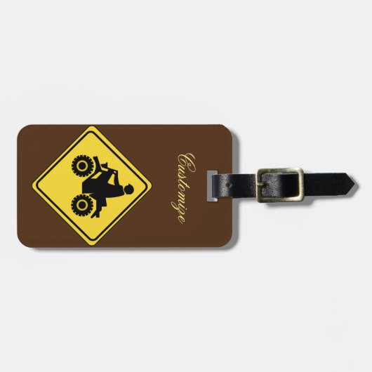 ATV Mudding Sign Thunder_Cove Bagagelabel (Voorkant horizontaal)