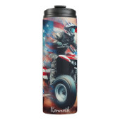 ATV Patriot: Amerikaanse Off-Road Overwinning Thermosbeker (Voorkant)