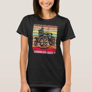 ATV Quad Bike 4 Wheeler Retro ATV Riding T-shirt
