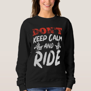 ATV Quad Biker Four Wheeler houdt geen bel Trui