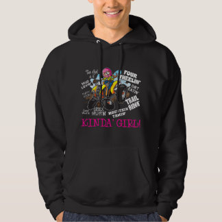 ATV Quad Off-Road Trail Rijden Meisje Hoodie
