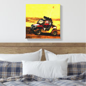 ATV Rider Canvas Afdruk (Insitu (Slaapkamer))