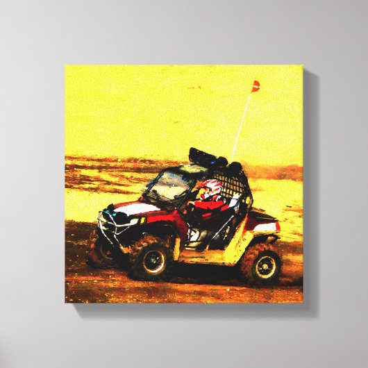ATV Rider Canvas Afdruk (Voorkant)