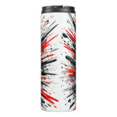 ATV Rider Explosieve Abstracte Kunst Thermosbeker (Achterkant)