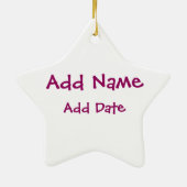 ATV Rider - Medium Keramisch Ornament (Achterkant)