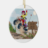 ATV Rider - Vrouw Keramisch Ornament (Rechts)