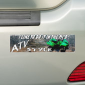 ATV STYLE STICKER (Op auto)