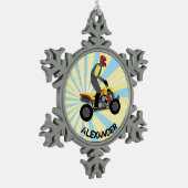 ATV TIN SNEEUWVLOK ORNAMENT (Links)