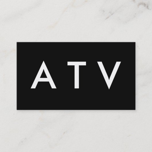 ATV VISITEKAARTJE (Voorkant)