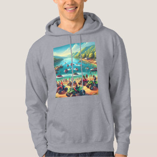 ATVs &Jetski & Wave Runners & Seadoos op het stran Hoodie
