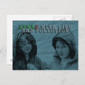 ATWAR avec carte postale LIES (Devant / Derrière)