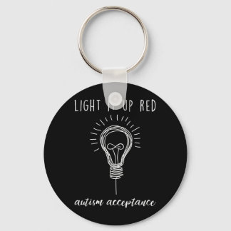 Au Acceouderwijzer Groepnce Shirt Licht Op Rood Sleutelhanger