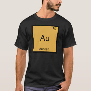 Au - Austen Grappig Chemie Element Symbool T-Shirt