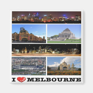 AU - Australië - Melbourne - I Love Magneet
