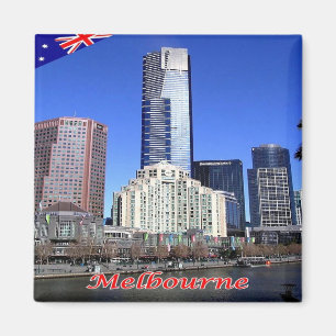 AU - Australië - Melbourne - Panorama Magneet