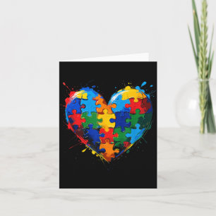 Au-bewustzijn hart Valentijnsdag jongen meisje Kaart