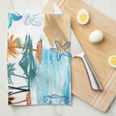 Au Bord De La Mer Serviette De Cuisine (Quart Plié)