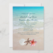 Au bord de la mer Tropical Destination Invitations (Devant)