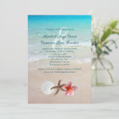Au bord de la mer Tropical Destination Invitations (Debout devant)
