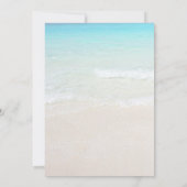 Au bord de la mer Tropical Destination Invitations (Dos)