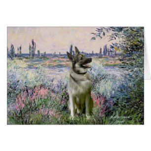 Au bord de la Seine - Norvégien Elkhound