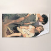 Au bord du ruisseau, Bouguereau (Serviette de bain)