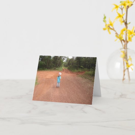 Au carte pour notes de Crossroads (Fleur jaune)