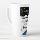 AU CIEL ET AU DOS DE LATTE MUG (Angle gauche)