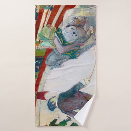 Au cirque, Lautrec (Serviette de bain)
