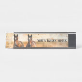 Au comptoir des Chevaux sauvages ou à la plaque de (Devant)