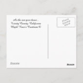 Au coucher du soleil... carte postale (Dos)