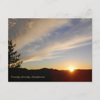 Au coucher du soleil... carte postale