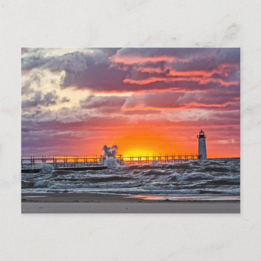 Au début de la carte postale Sunset (Devant)