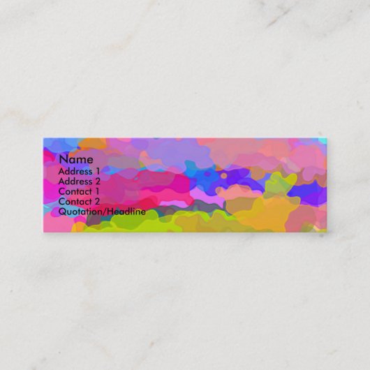 Au-Delà De La Carte De Profil Rainbow (Devant)