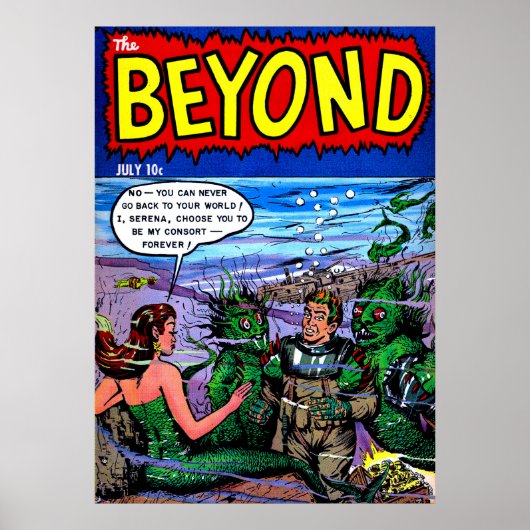 Au-delà de Mermaid Kingdom Poster de la bande dess (Devant)