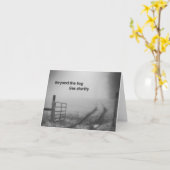 Au-delà du brouillard c'est la clarté - Carte de v (Fleur jaune)