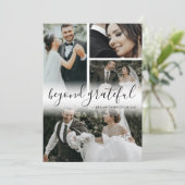 Au-delà du Carte de remerciements de photos de Mar (Debout devant)