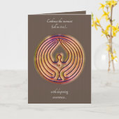 AU DELÀ - SEURATPOSE - DE LA CARTE D'ART (Fleur jaune)