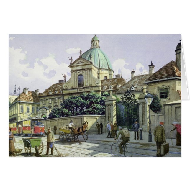 Au-dessous du palais de belvédère à Vienne (Devant horizontal)