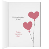 Au-dessus de la carte de la Saint Valentin lapin s (Intérieur (Droit))