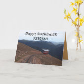 Au dessus de la carte de voeux maximale de (Fleur jaune)