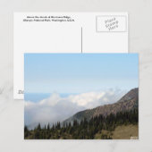 Au-dessus de la carte postale Nuages (Devant / Derrière)